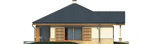 Harold II G1 - Projekt domu Harold II G1 - elewacja lewa