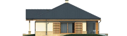 Harold II G1 - Projekt domu Harold II G1 - elewacja lewa