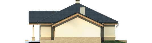 Harold II G1 - Projekt domu Harold II G1 - elewacja prawa