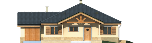 Harold II G1 - Projekt domu Harold II G1 - elewacja frontowa