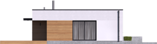 Projekt domu Mini 1 G1 MODERN PLUS - elewacja lewa