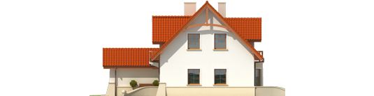 Vinny - Projekt domu Wiolka G1 - elewacja lewa