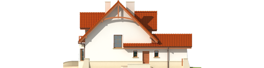 Vinny - Projekt domu Wiolka G1 - elewacja prawa