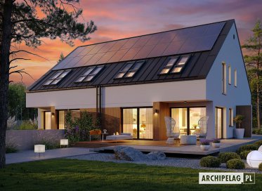 Projekt: Lukas II G1 w. A ENERGO PLUS (bliźniak)