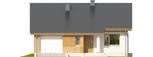 Rafael G1 - Projekt domu Rafael G1 - elewacja frontowa