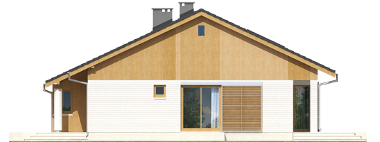 Rafael G1 - Projekt domu Rafael G1 - elewacja lewa