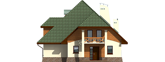 Adelayda - Projekt domu Adelajda - elewacja frontowa