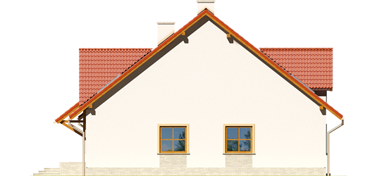 Judy G1 - Projekt domu Judyta G1 - elewacja lewa