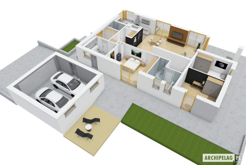 Projekt domu Daniel G2  -