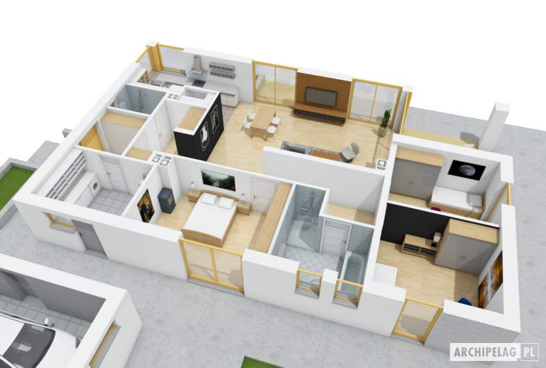 Projekt domu Daniel G2  -