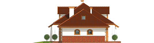 Iva G1 - Projekt domu Iwa G1 - elewacja prawa