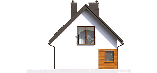 Liv 7 - Projekty domów ARCHIPELAG - Liv 7 - elewacja lewa