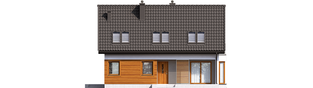 Projekt domu Liv 7 - elewacja frontowa