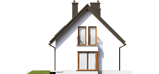 Liv 7 - Projekty domów ARCHIPELAG - Liv 7 - elewacja prawa