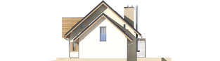 Projekt domu Edi G1 - elewacja prawa