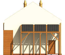 Simon - Projekt domu Szymon - elewacja frontowa