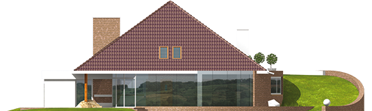 Kacper G2 - Projekt domu Kacper G2 - elewacja tylna