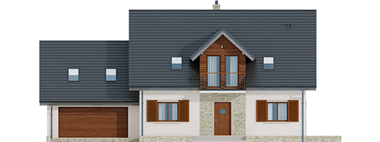 Amaranta G2 ENERGO - Projekt domu Amaranta G2 ENERGO  - elewacja frontowa