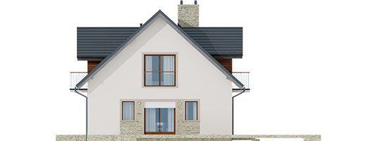 Amaranta G2 ENERGO - Projekt domu Amaranta G2 ENERGO  - elewacja lewa