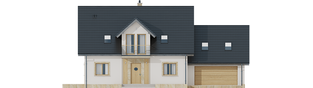 Projekt domu Amaranta II G2 ENERGO - elewacja frontowa