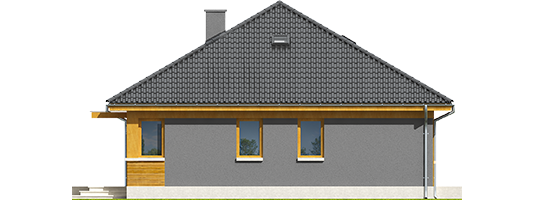 Anabela ENERGO PLUS - Projekt domu Anabela ENERGO PLUS - elewacja prawa