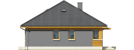 Anabela ENERGO PLUS - Projekt domu Anabela ENERGO PLUS - elewacja prawa