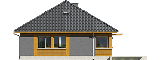 Anabela ENERGO PLUS - Projekt domu Anabela ENERGO PLUS - elewacja tylna