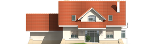 Projekt domu Nadina G2 - elewacja tylna
