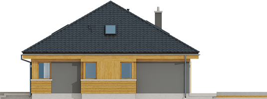 Gabriel G1 ENERGO - Projekt domu Gabriel G1 ENERGO - elewacja lewa