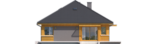 Projekt domu Anabela G1 MULTI-COMFORT - elewacja lewa