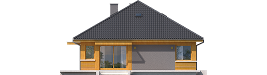 Anabela G1 - Projekt domu Anabela G1 MULTI-COMFORT - elewacja lewa