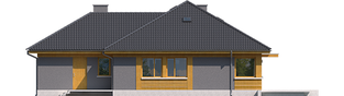 Projekt domu Anabela G1 MULTI-COMFORT - elewacja tylna
