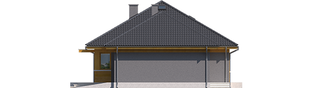 Projekt domu Anabela G1 MULTI-COMFORT - elewacja prawa