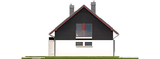 Benjamin G1 ENERGO - Projekt domu Benjamin G1 ENERGO - elewacja prawa