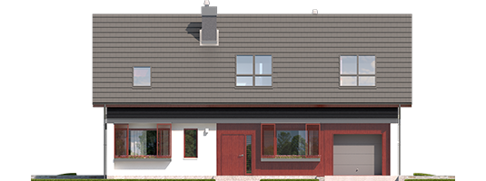 Benjamin G1 ENERGO - Projekt domu Benjamin G1 ENERGO - elewacja frontowa