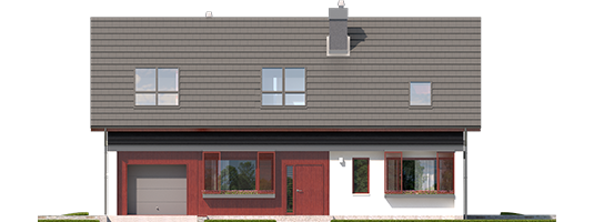 Benjamin G1 ENERGO - Projekt domu Benjamin G1 ENERGO - elewacja frontowa
