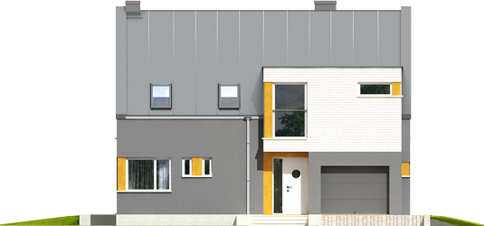Anthony G1 - Projekt domu Antek G1 - elewacja frontowa