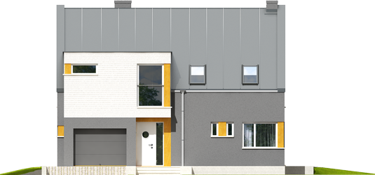 Anthony G1 - Projekt domu Antek G1 - elewacja frontowa