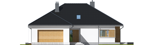 Marcel III G2 - Projekt domu Marcel III G2 - elewacja frontowa