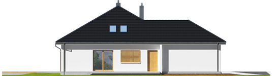 Marcel III G2 - Projekt domu Marcel III G2 - elewacja lewa