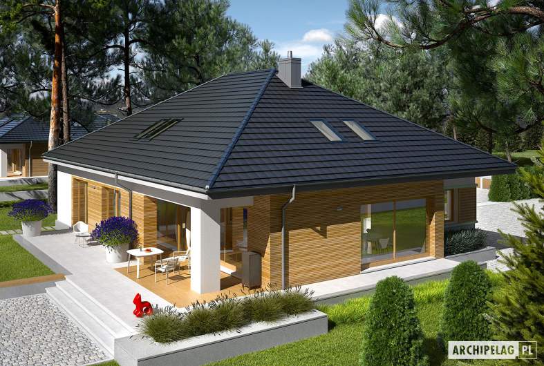 Projekt domu Marcel III G2 - widok z góry