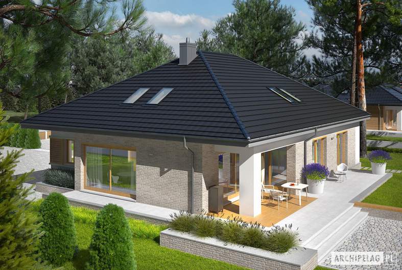Projekt domu Marcel IV G2 - widok z góry