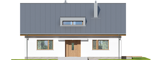 Sven - Projekt domu Swen - elewacja frontowa