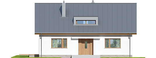 Sven - Projekt domu Swen - elewacja frontowa