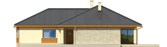 Alan G1 - Projekt domu Alan G1 - elewacja prawa