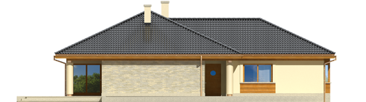 Alan G1 - Projekt domu Alan G1 - elewacja prawa