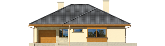 Alan G1 - Projekt domu Alan G1 - elewacja frontowa