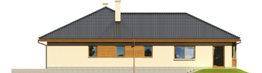 Alan G1 - Projekt domu Alan G1 - elewacja lewa