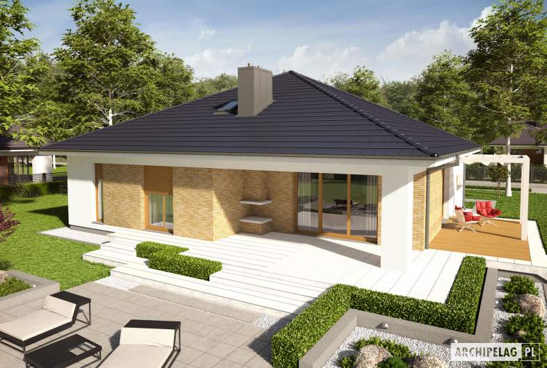 Projekt domu Irma III G1 ENERGO PLUS - widok z góry