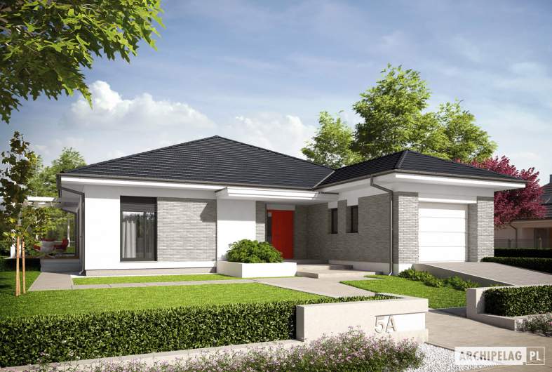 Projekt domu Irma III G1 ENERGO PLUS - wizualizacja frontowa